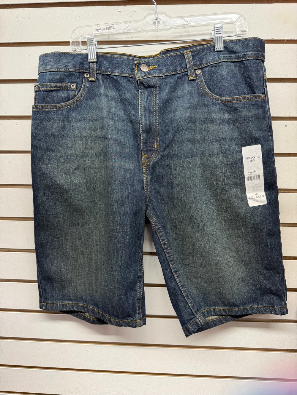 Men's Relaxed Mid Wash Denim Jean Shorts